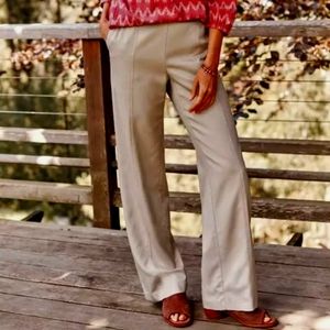 J. Jill  Pleated Elastic Waist Trousers in Camel SP